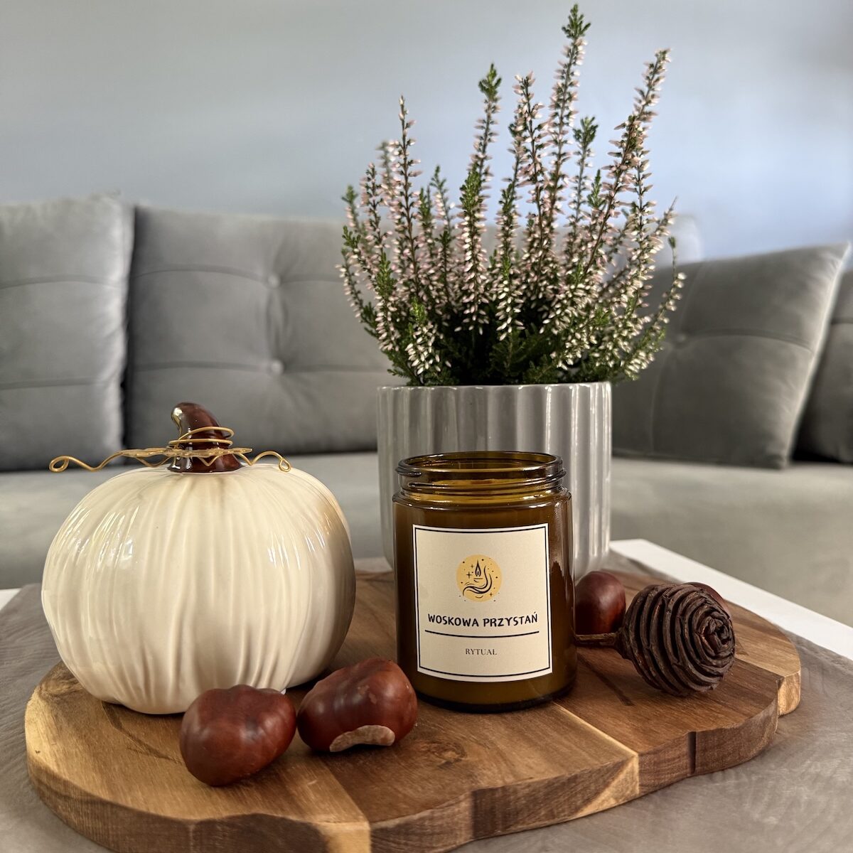 Świeca sojowa „Rytuał" – Palo Santo | 180 ml - obrazek 3