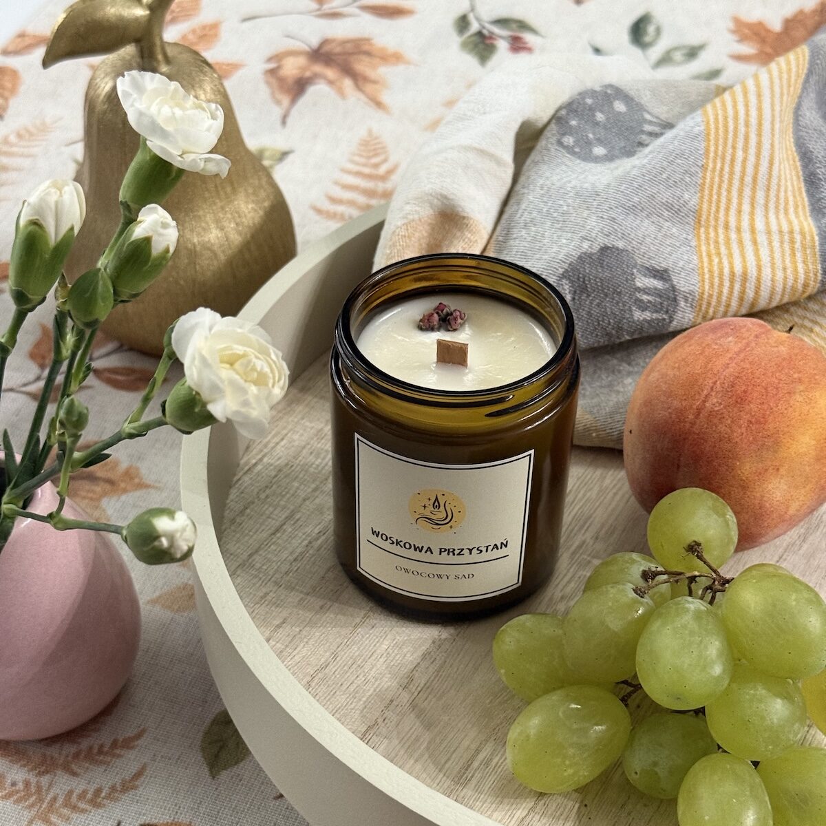 Świeca sojowa "Owocowy Sad" - Blossom Berry | 180 ml - obrazek 4